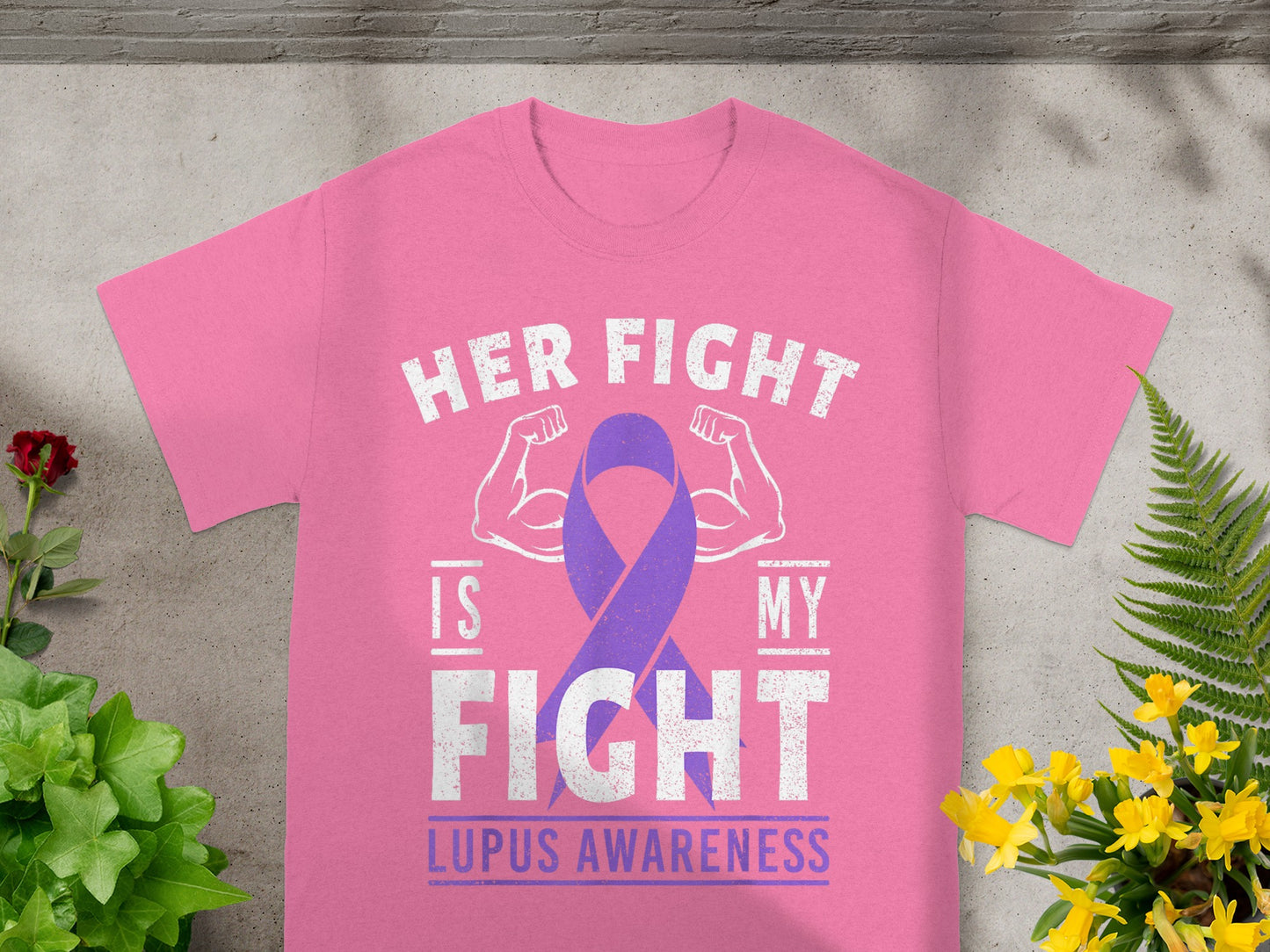 Her Fight Is My Fight Lupus Awareness T-Shirt