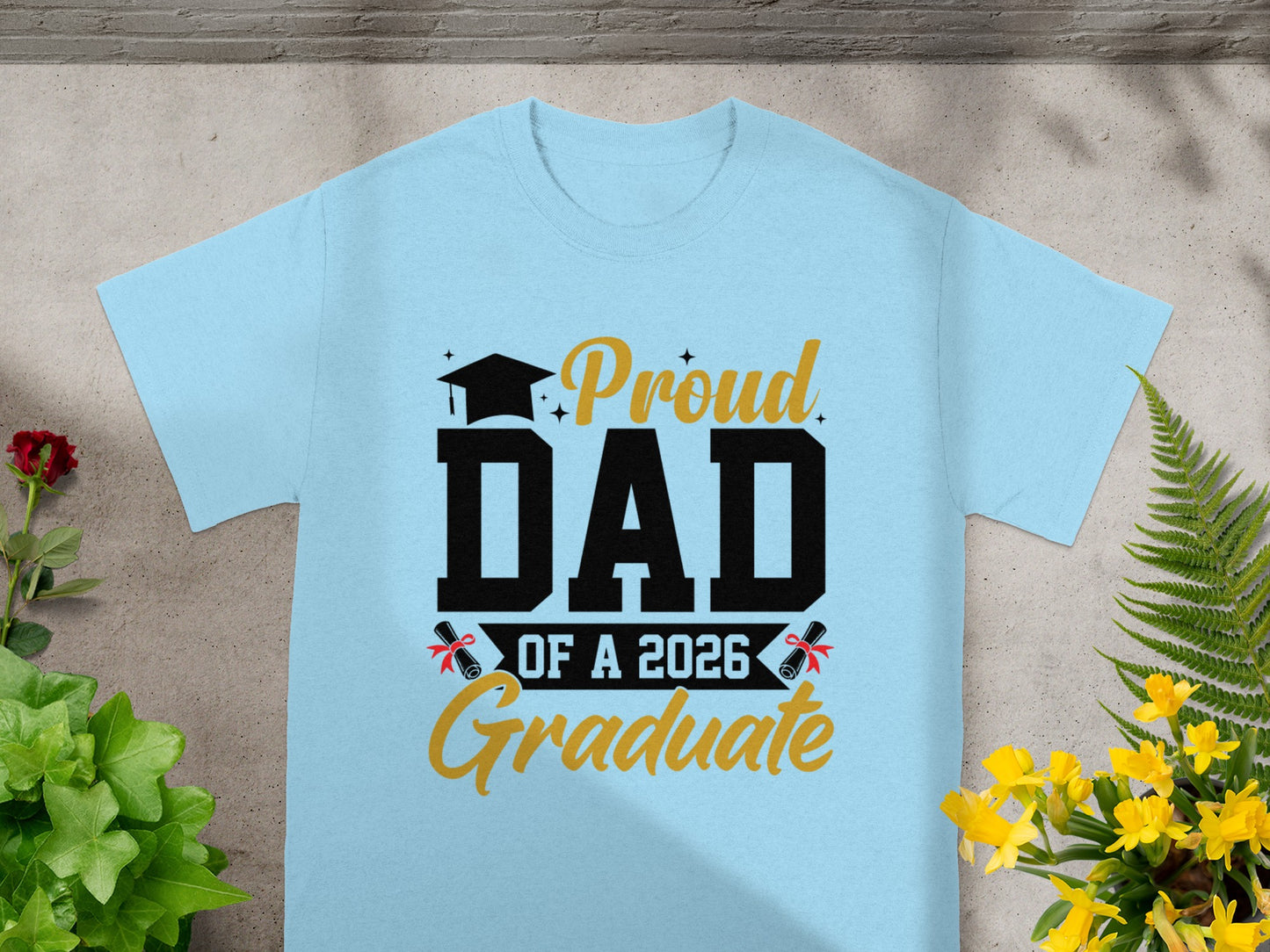 Proud Dad of a 2026 Graduate T-shirt Design