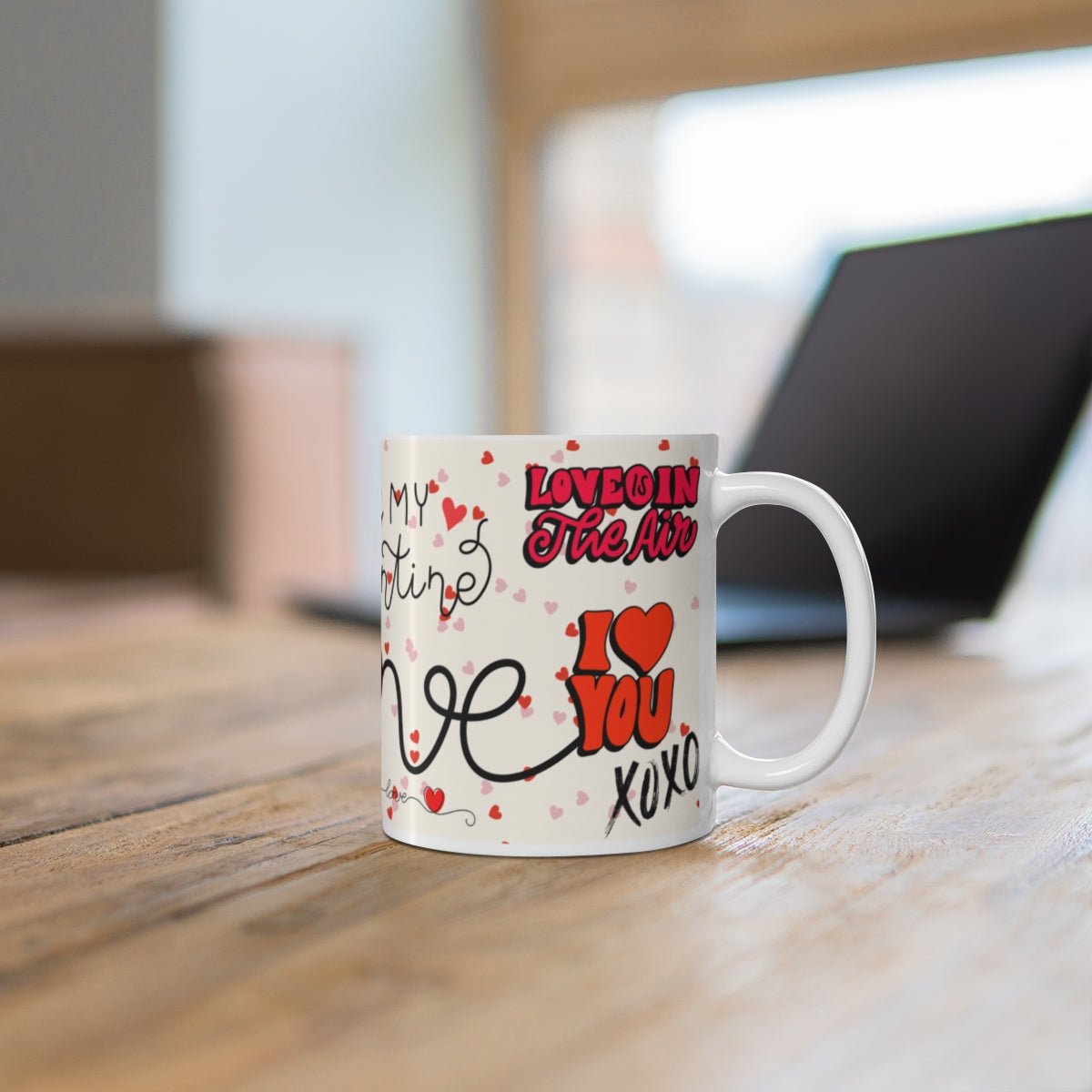 Love Is In The Air Valentine's Day Coffee Mug