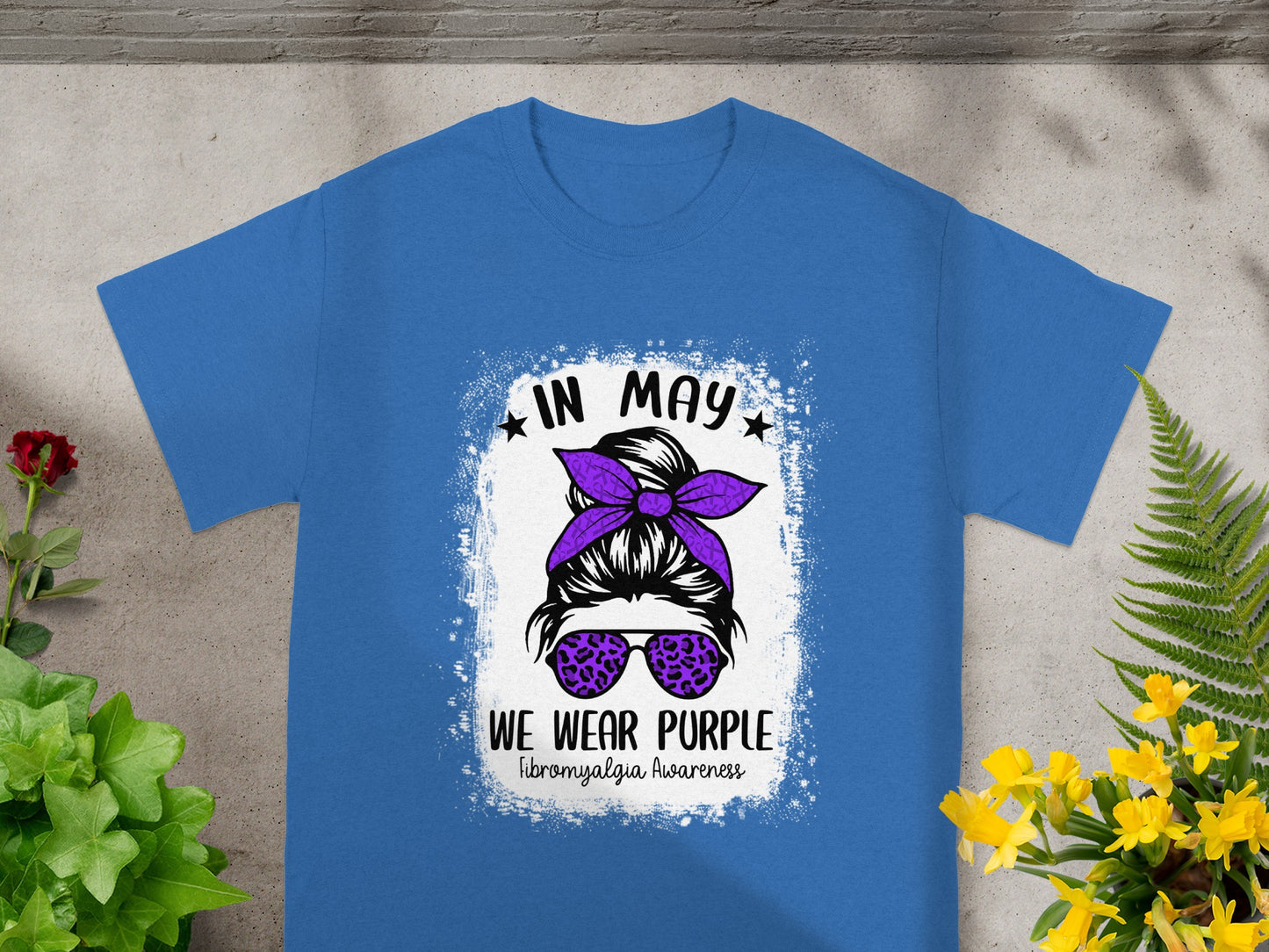 In May We Wear Purple Fibromyalgia Awareness Shirt