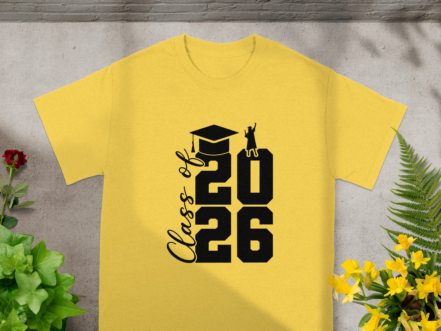Class of 2026 graduation design t-shirt for graduates
