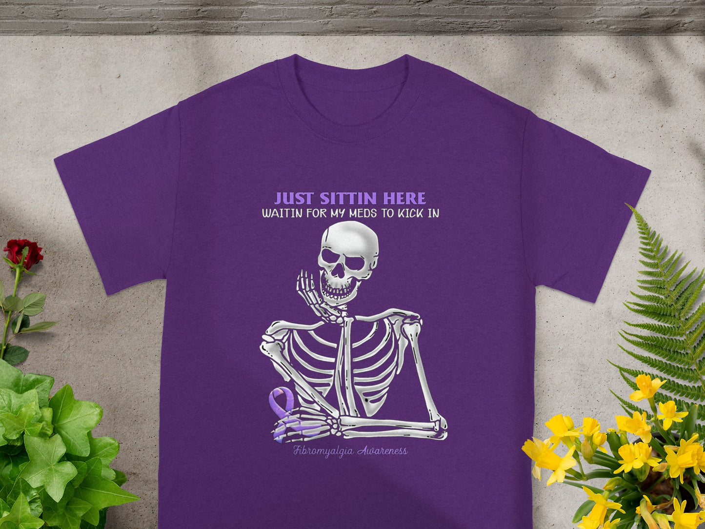 Just Sittin Here Waitin for My Meds to Kick In Shirt
