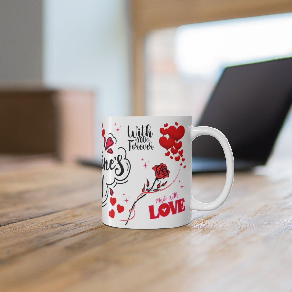With You Forever Valentine's Day Love Mug