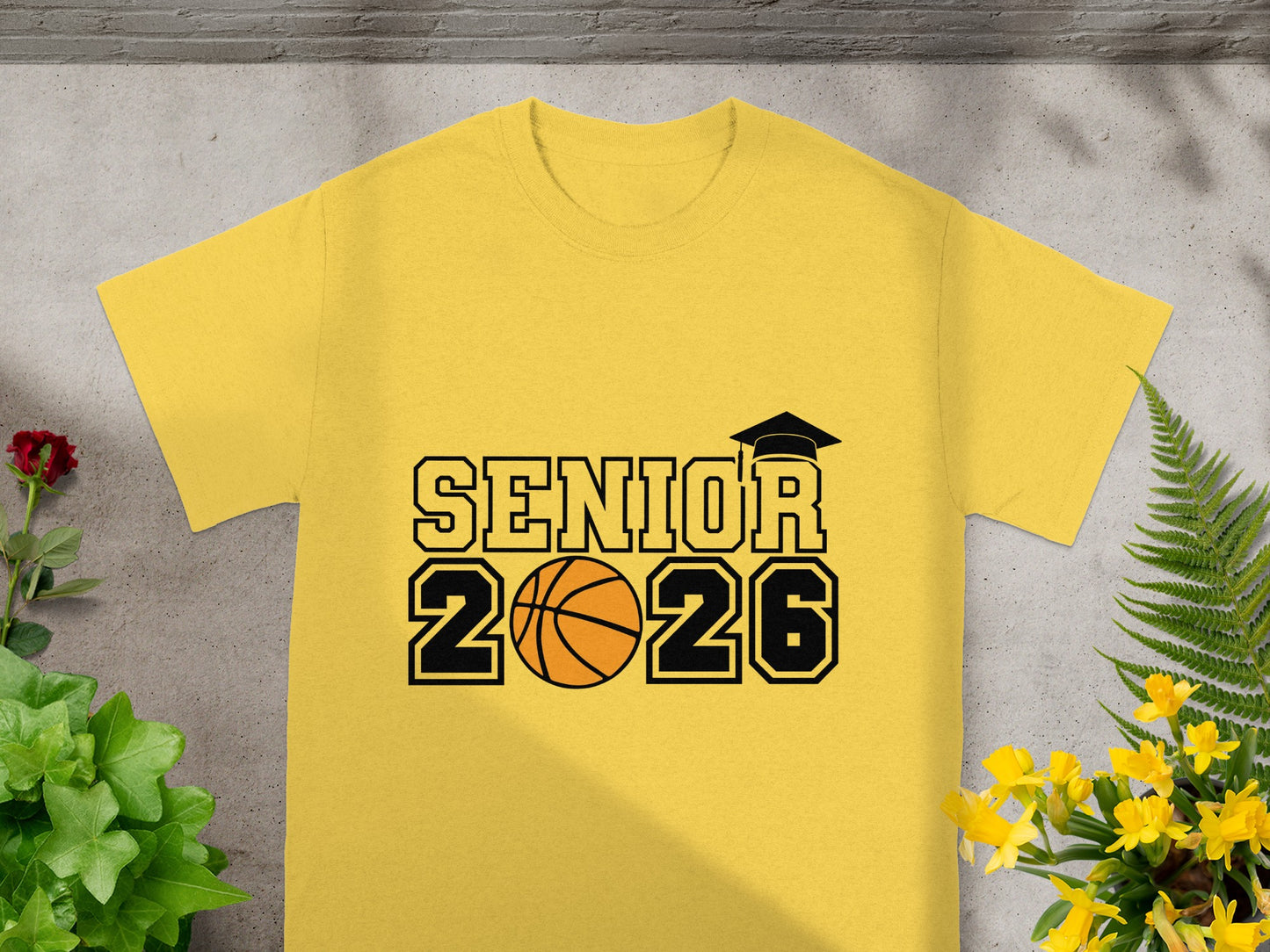 Senior 2026 Basketball Graduation T-Shirt