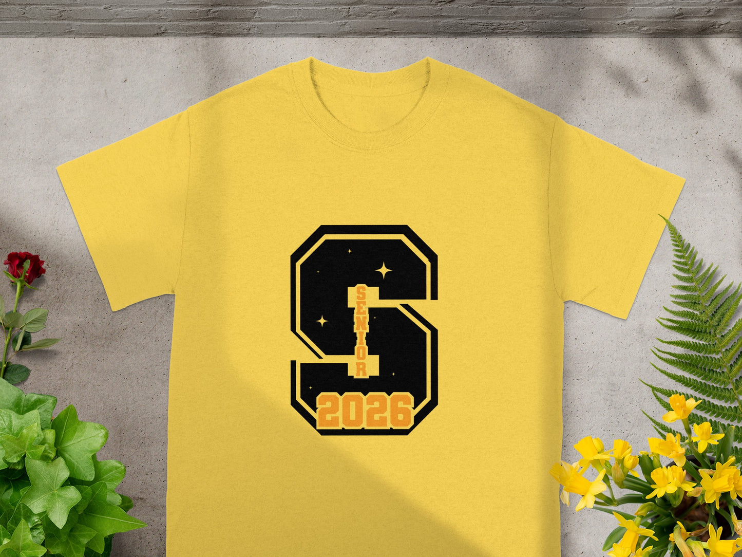 Senior 2026 Star Graphic T-Shirt Class of 2026 Apparel