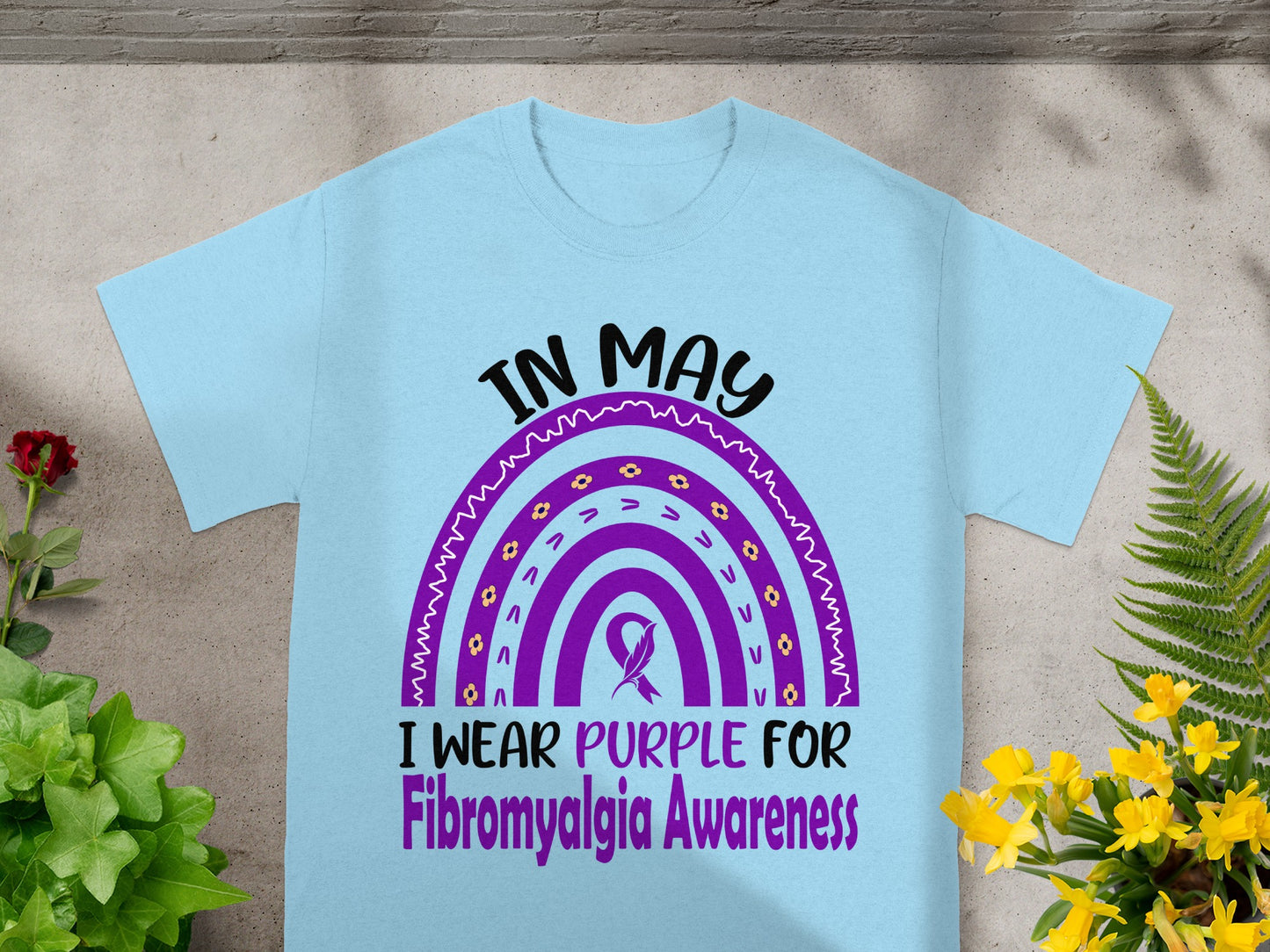 In May I Wear Purple for Fibromyalgia Awareness Shirt