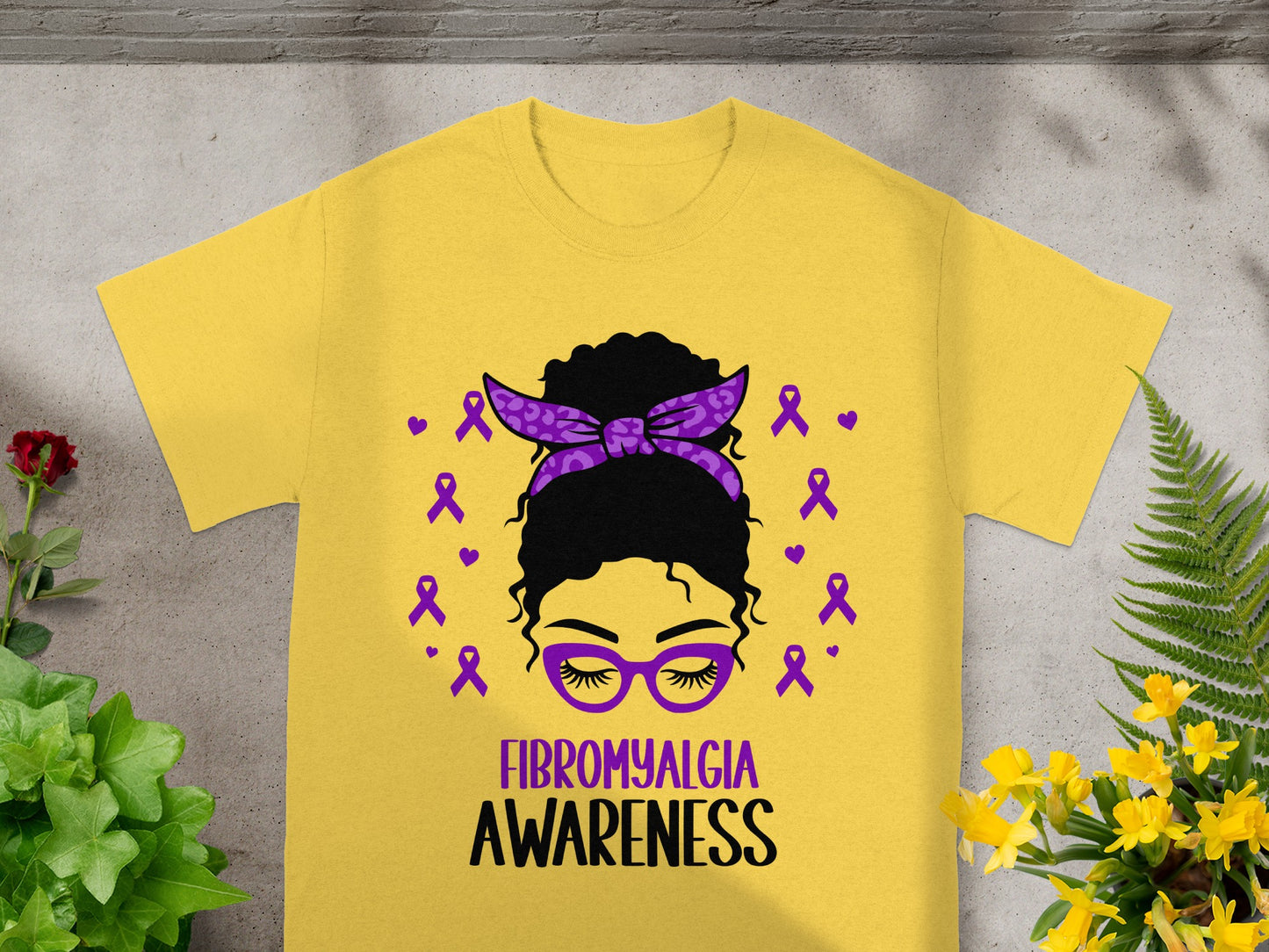 Fibromyalgia Awareness Graphic T-shirt Gift Idea