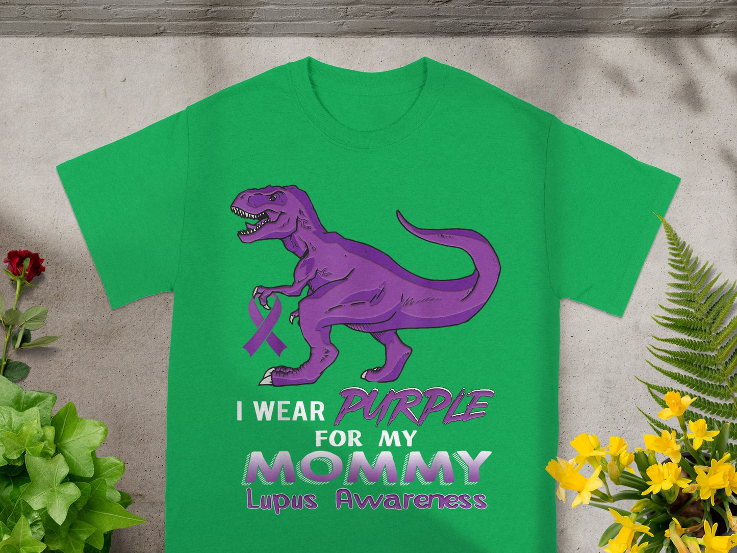 I Wear Purple For My Mommy Lupus Awareness Shirt