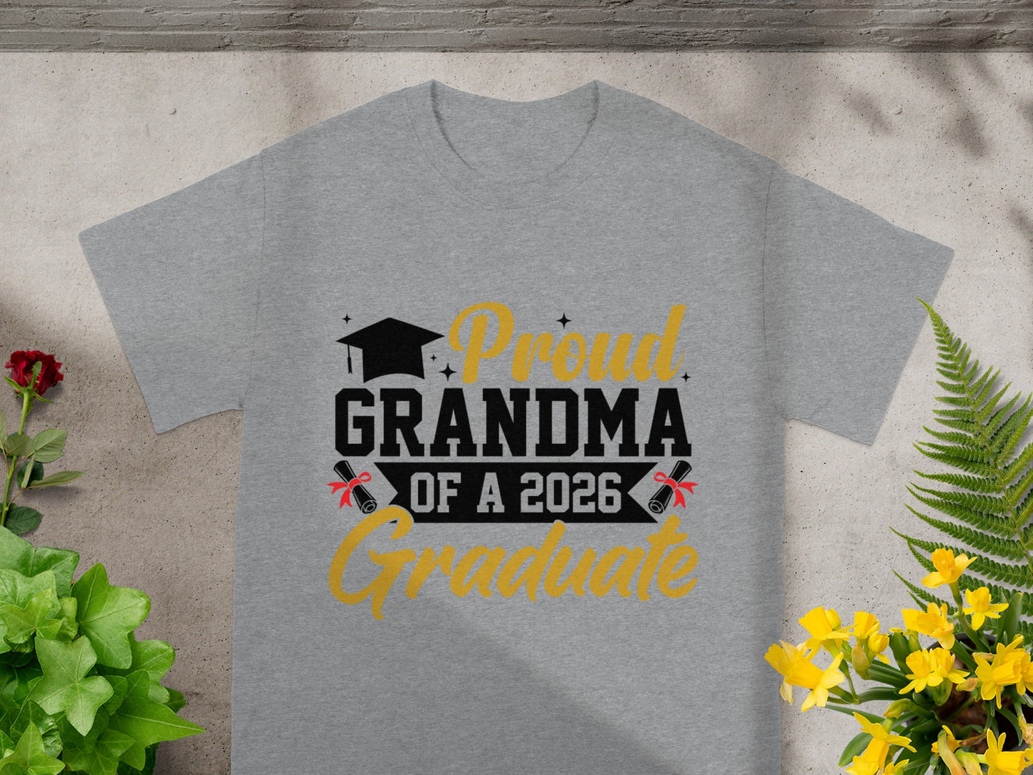 Proud Grandma of a 2026 Graduate T-Shirt