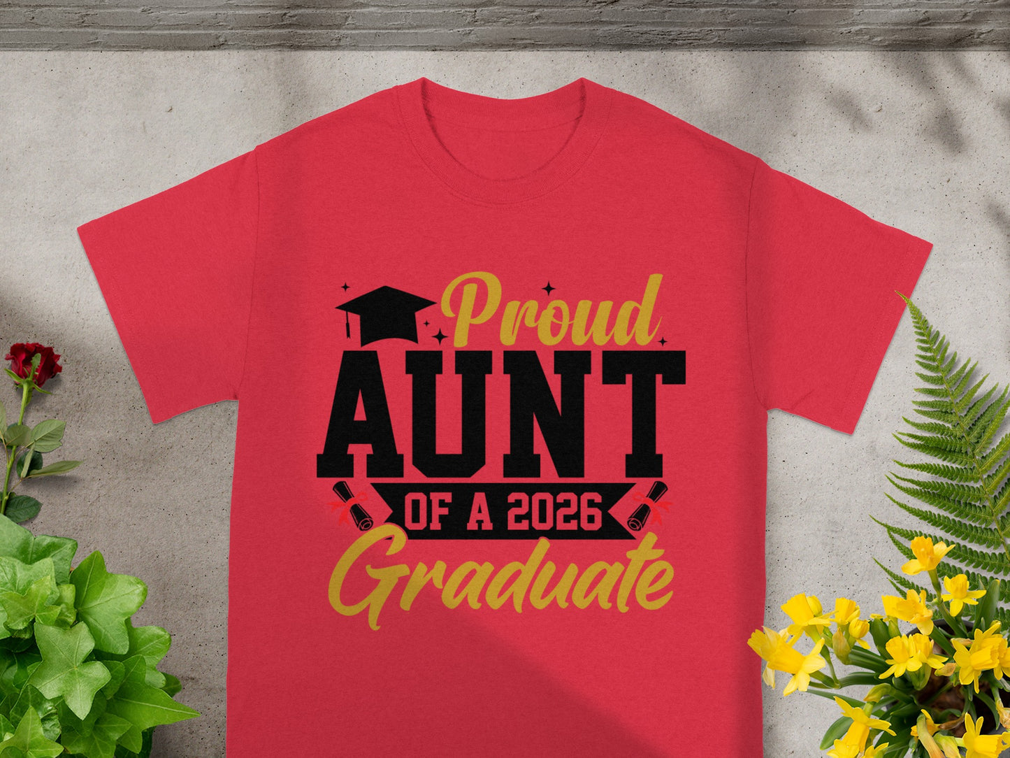 Proud Aunt of a 2026 Graduate Graphic Tee