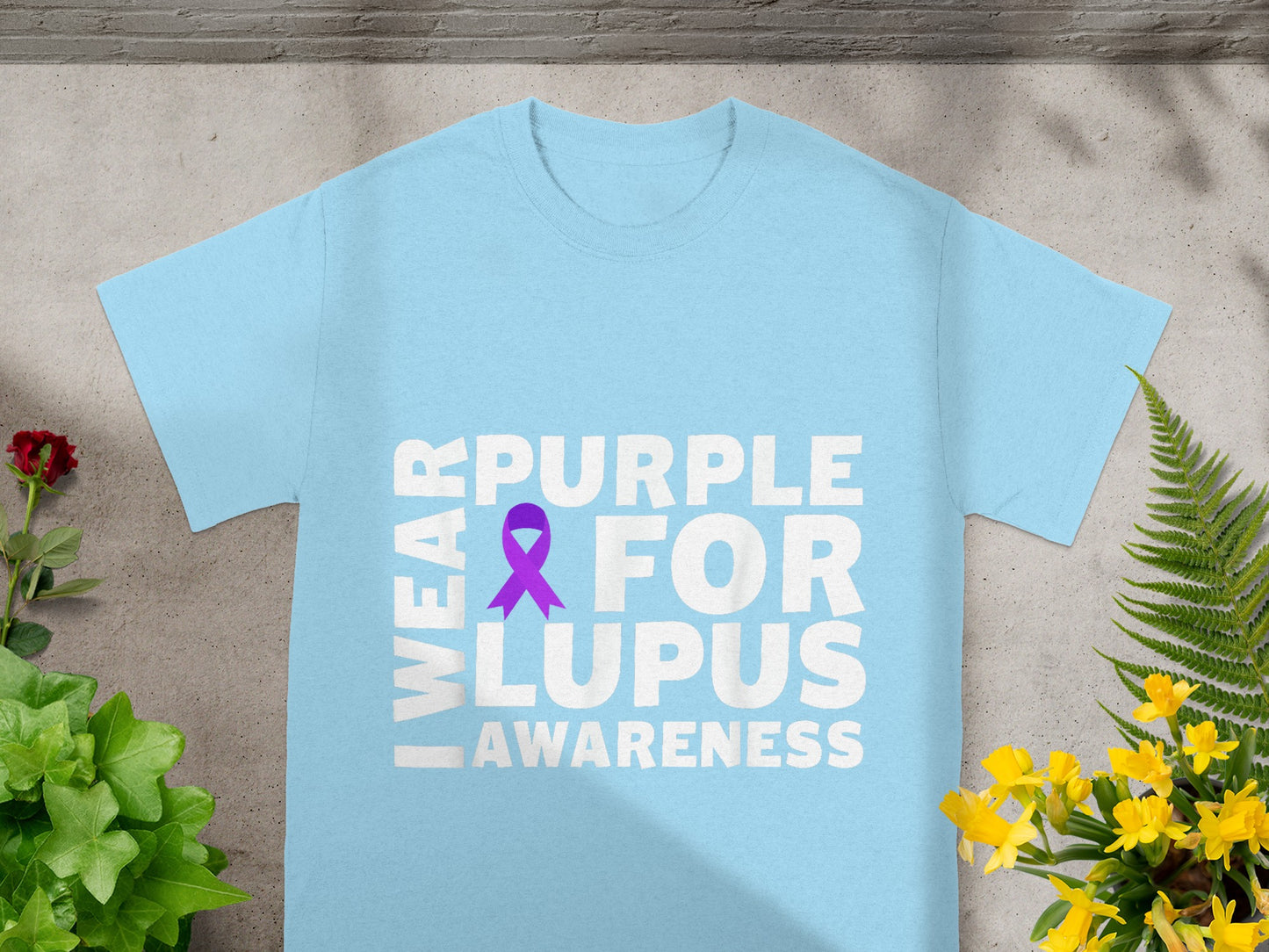 I Wear Purple for Lupus Awareness T-Shirt