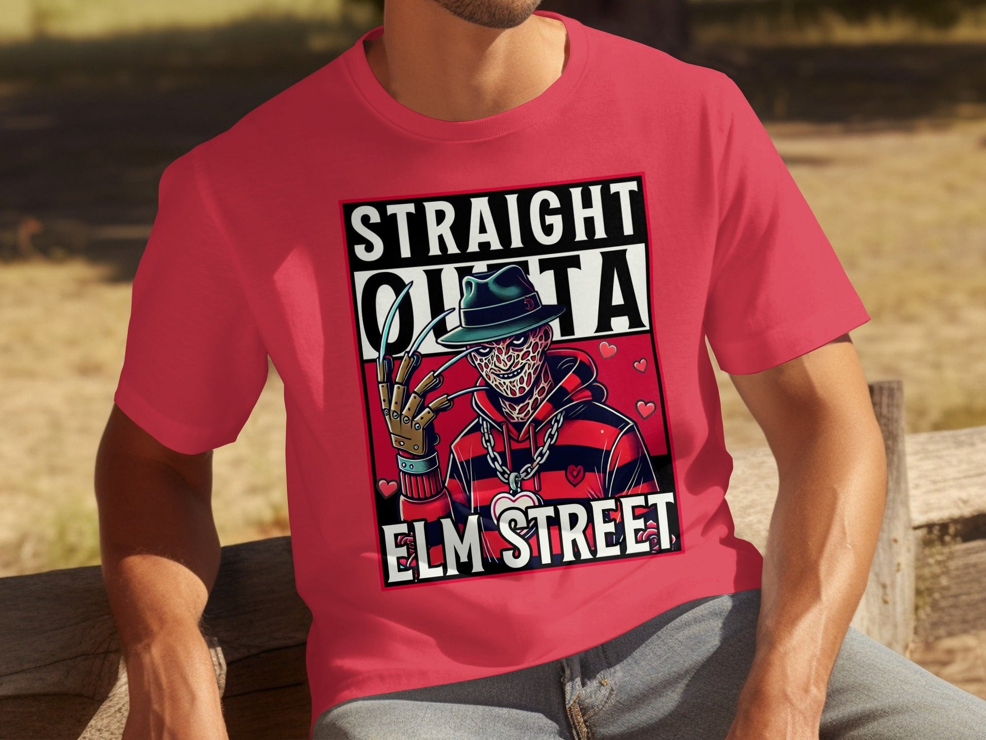 Straight Outta Elm Street Graphic T-shirt