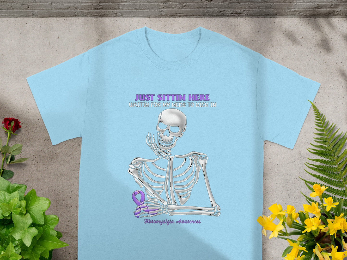 Just Sittin Here Waitin For My Meds To Kick In T-shirt