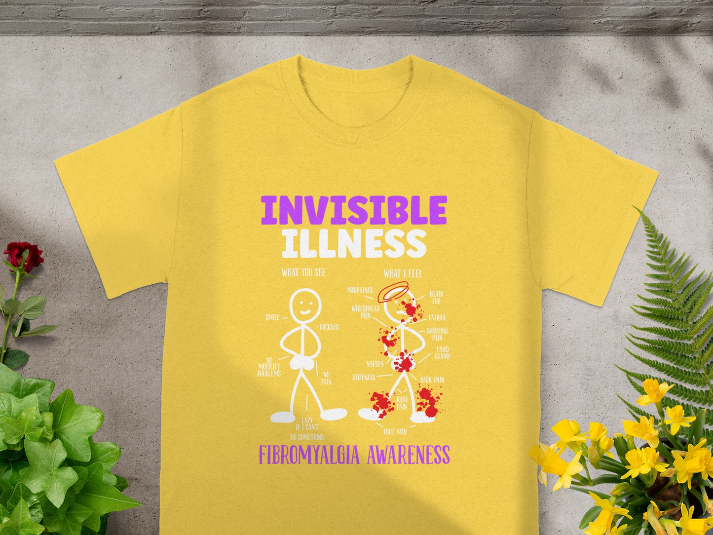 Invisible Illness Fibromyalgia Awareness Shirt Product