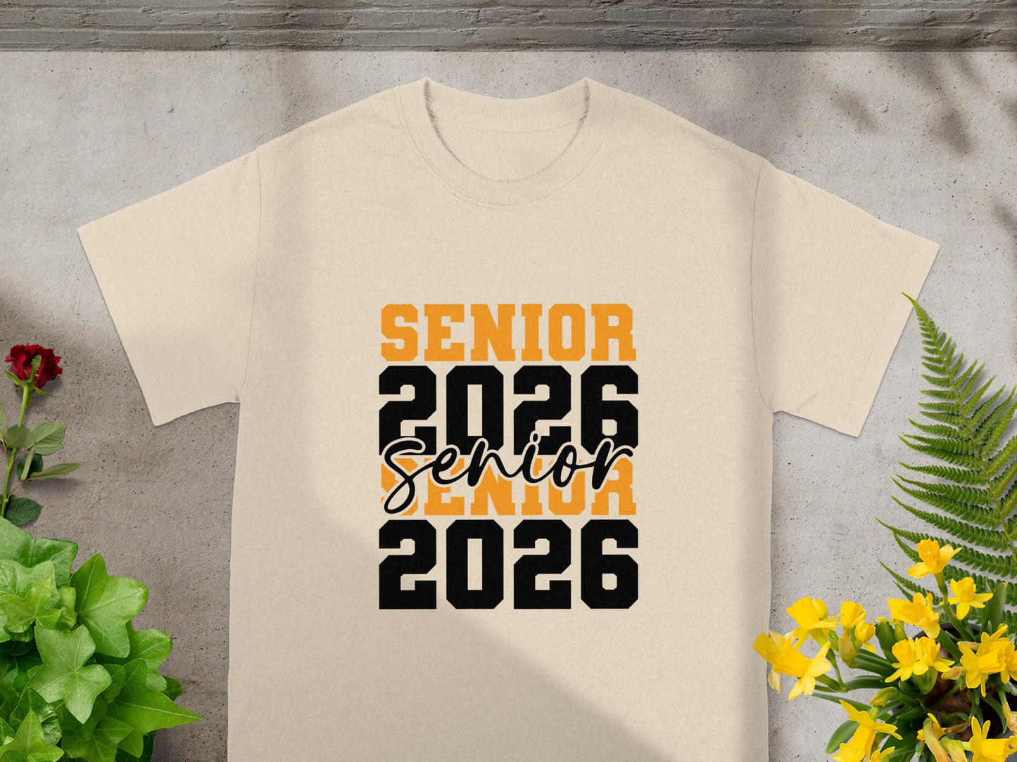 Senior 2026 Graphic Tee for High School Graduates