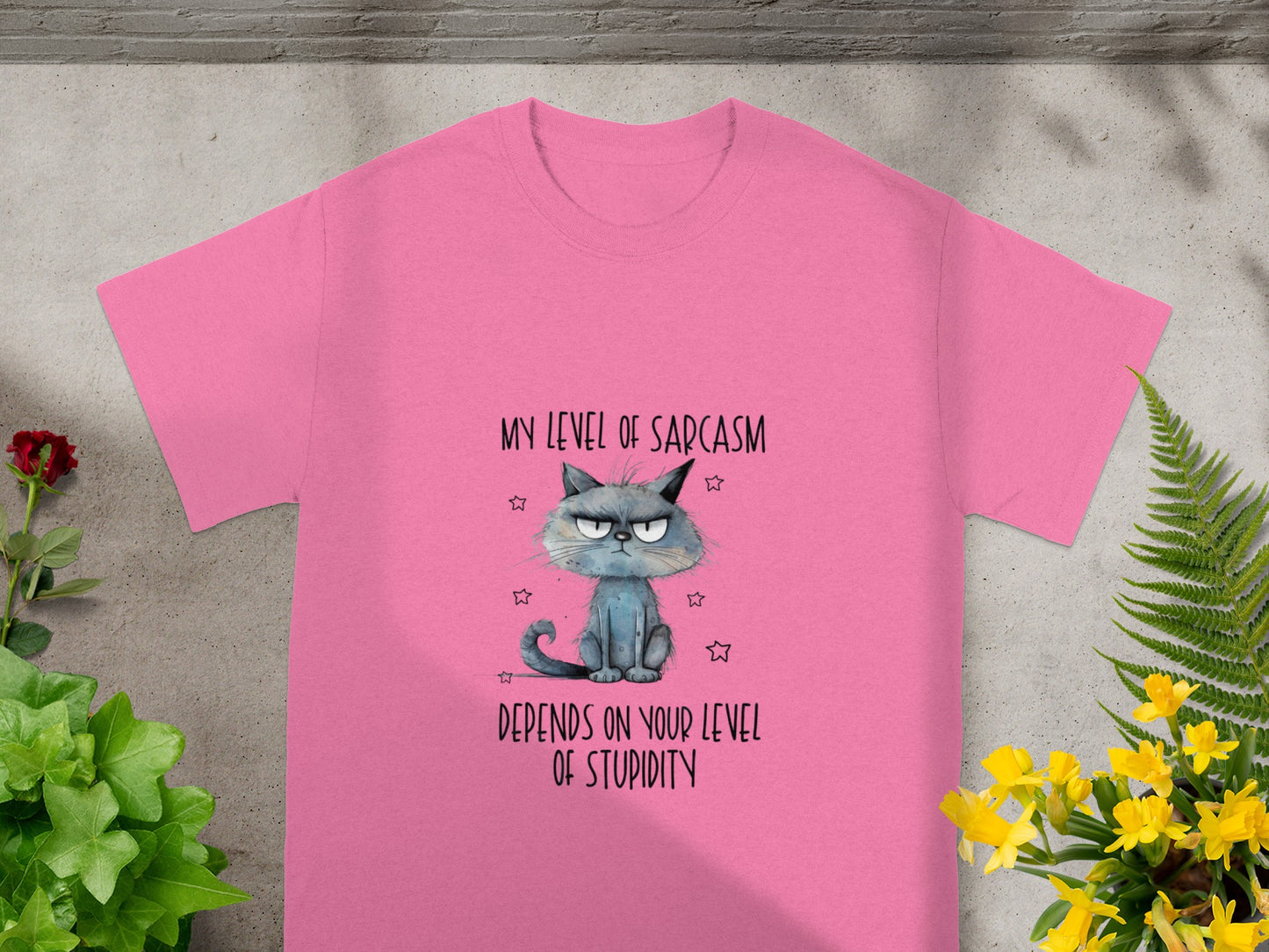 My Level Of Sarcasm Depends On Stupidity T-shirt