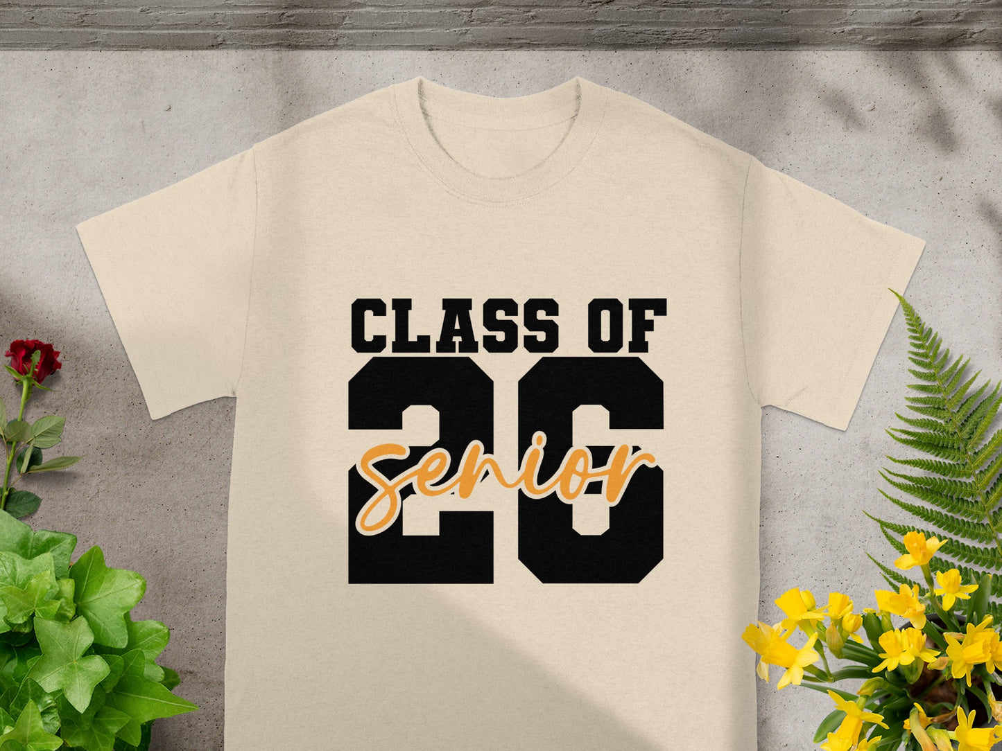 Class of 26 Senior T-shirt for Graduating Students