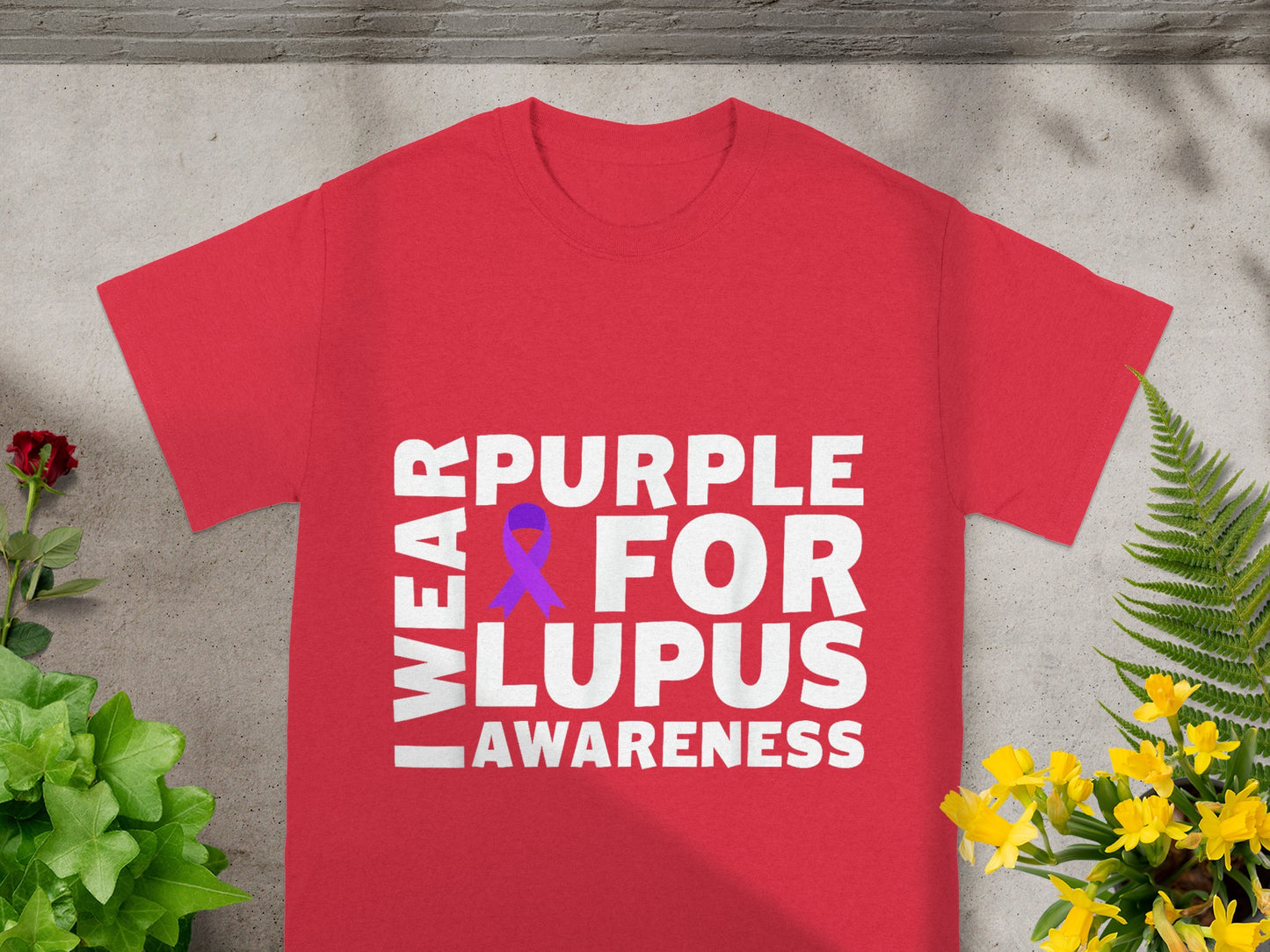I Wear Purple For Lupus Awareness T-Shirt