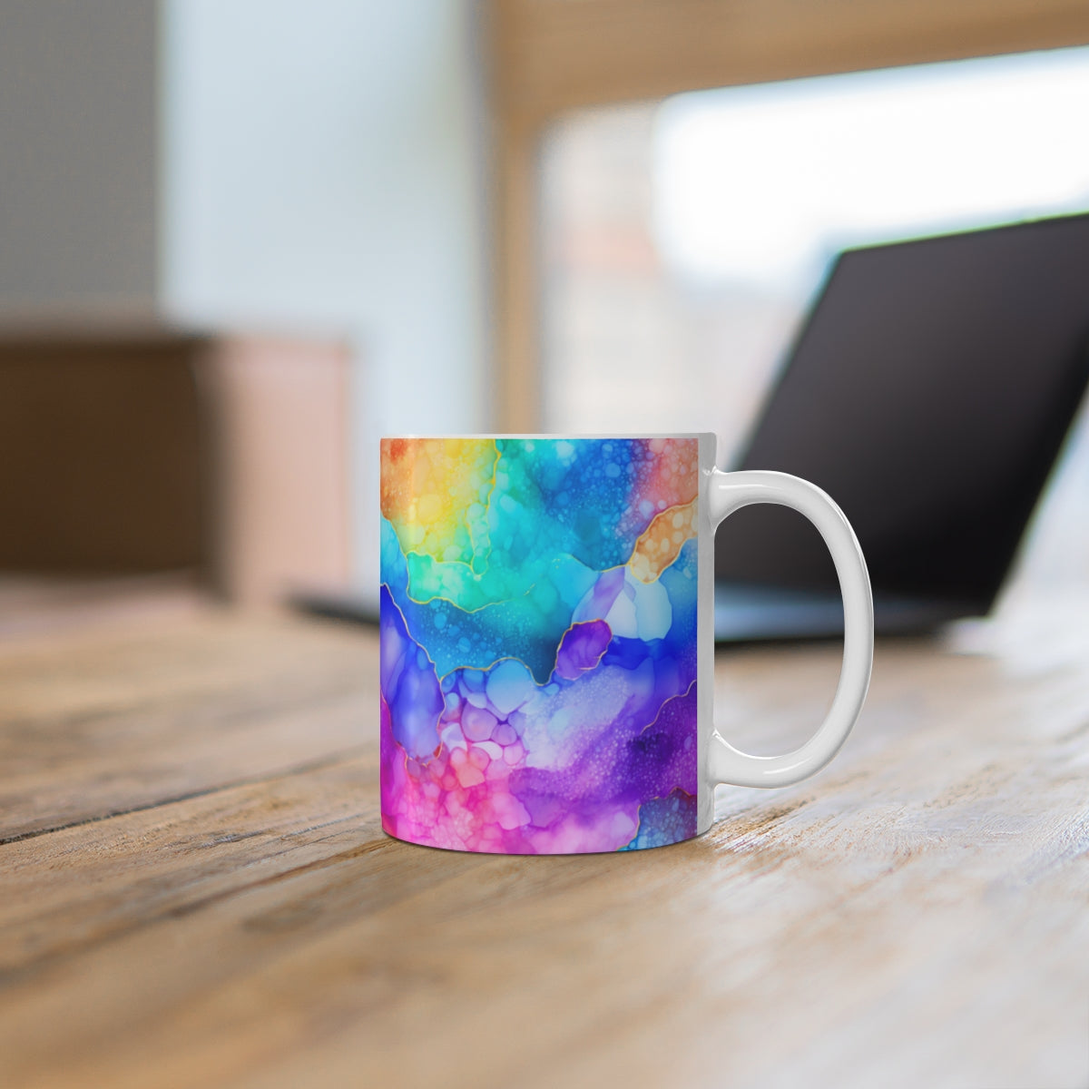 Colorful Abstract Art Design Coffee Mug Product