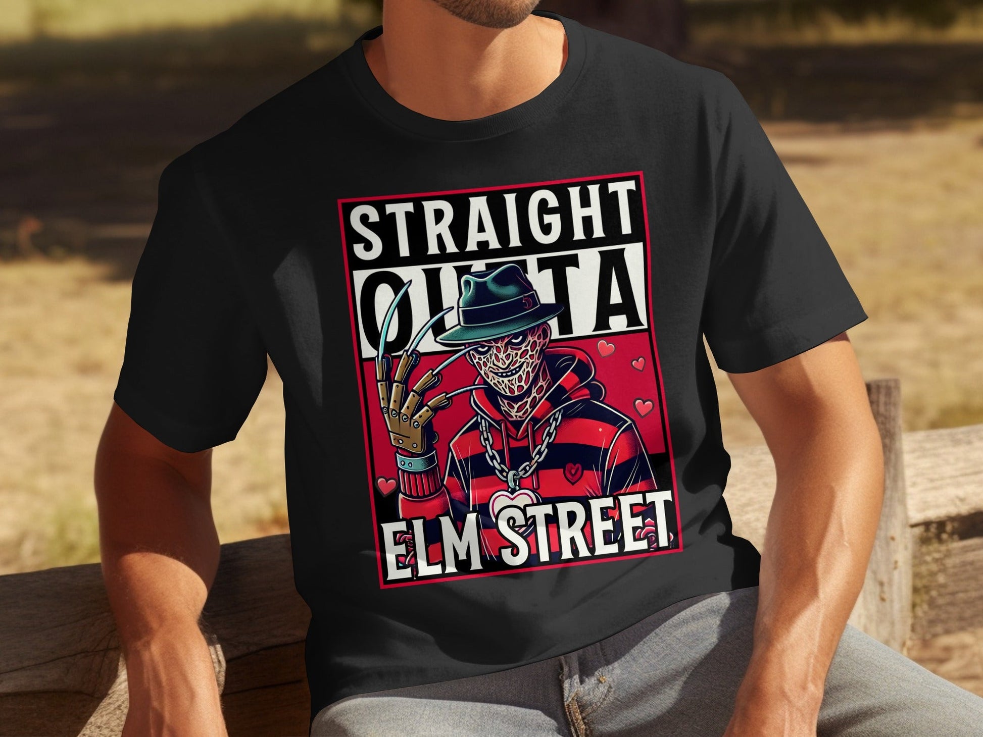 Straight Outta Elm Street Graphic T-shirt