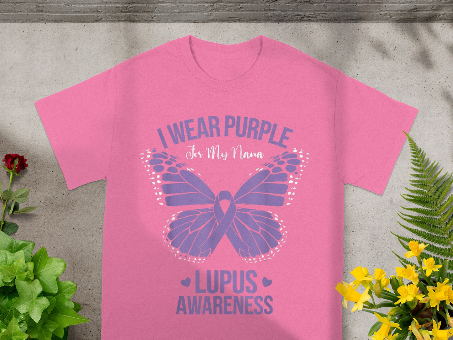 I Wear Purple For My Nana Lupus Awareness T-shirt