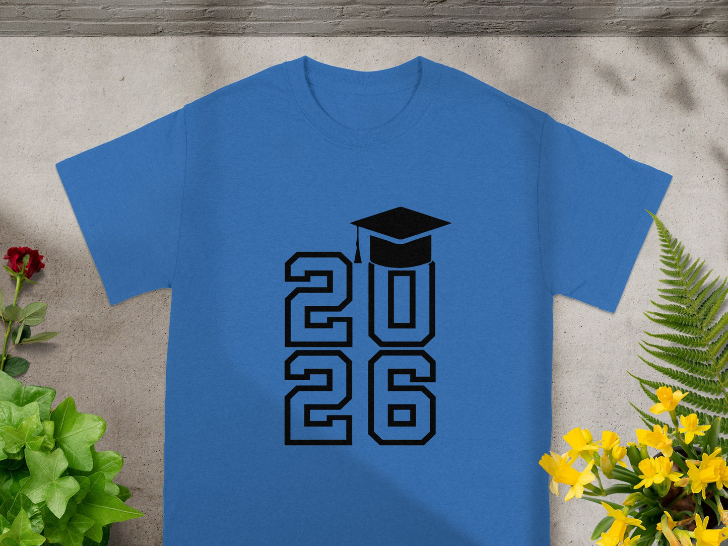 Class of 2026 Graduation Year Blue T-Shirt Product