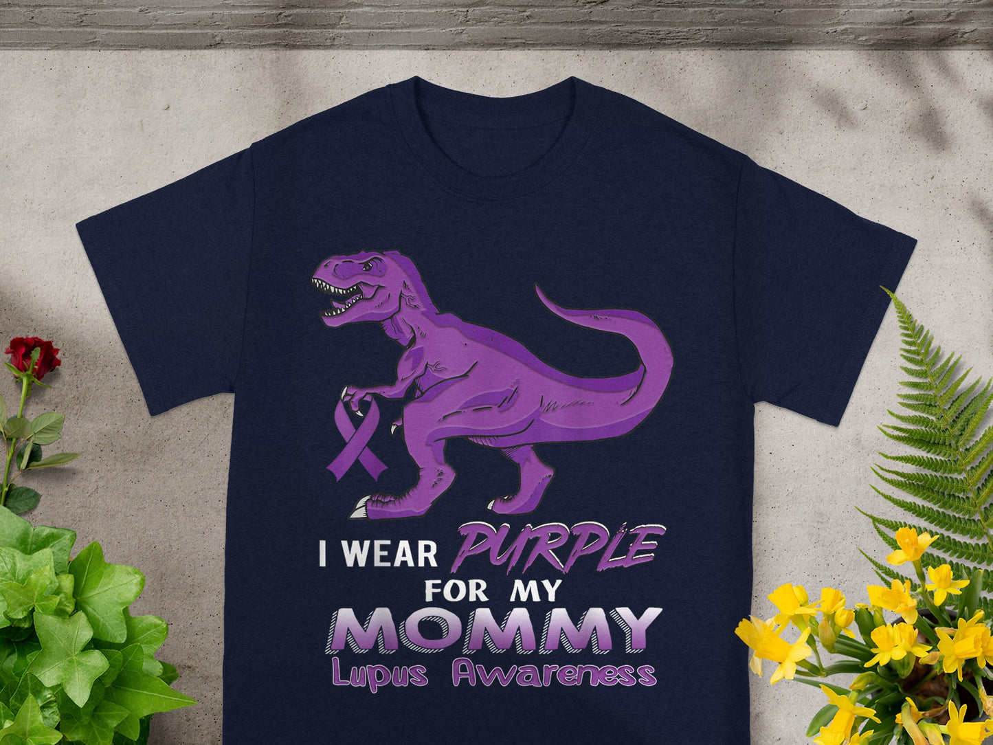 I Wear Purple for My Mommy Lupus Awareness T-Shirt