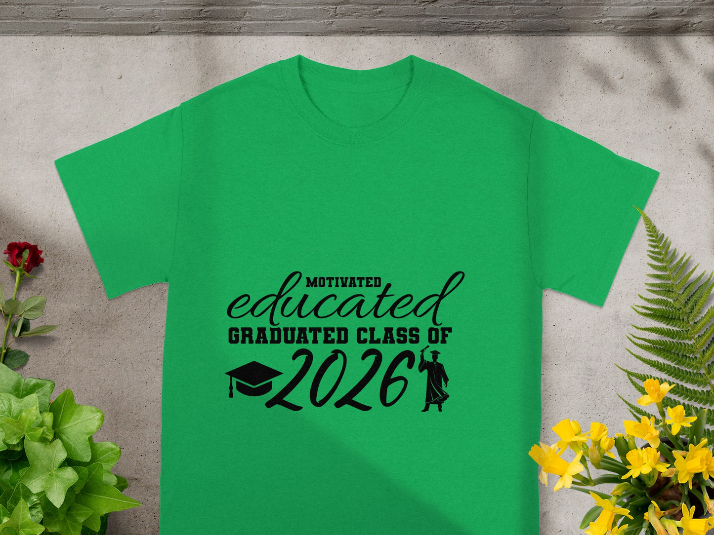 Motivated Educated Graduated Class Of 2026 T-shirt
