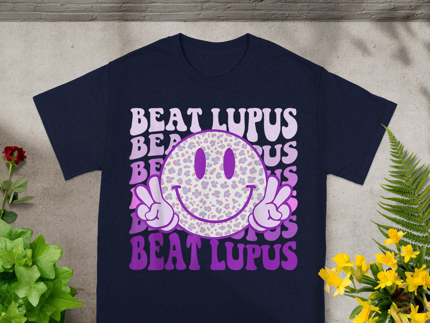 Beat Lupus Smiley Face Graphic T-Shirt