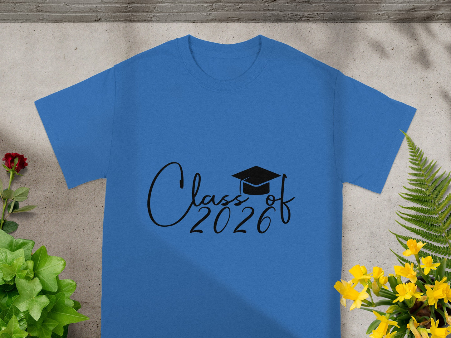 Blue Class of 2026 Graduation Shirt Perfect for Graduates