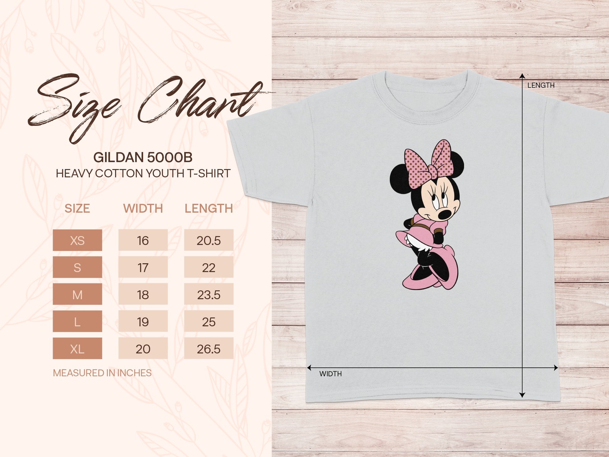 GILDAN 5000B YOUTH Minnie Mouse T-SHIRT product type