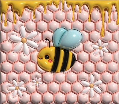 3D Inflated Bumblebee tumbler